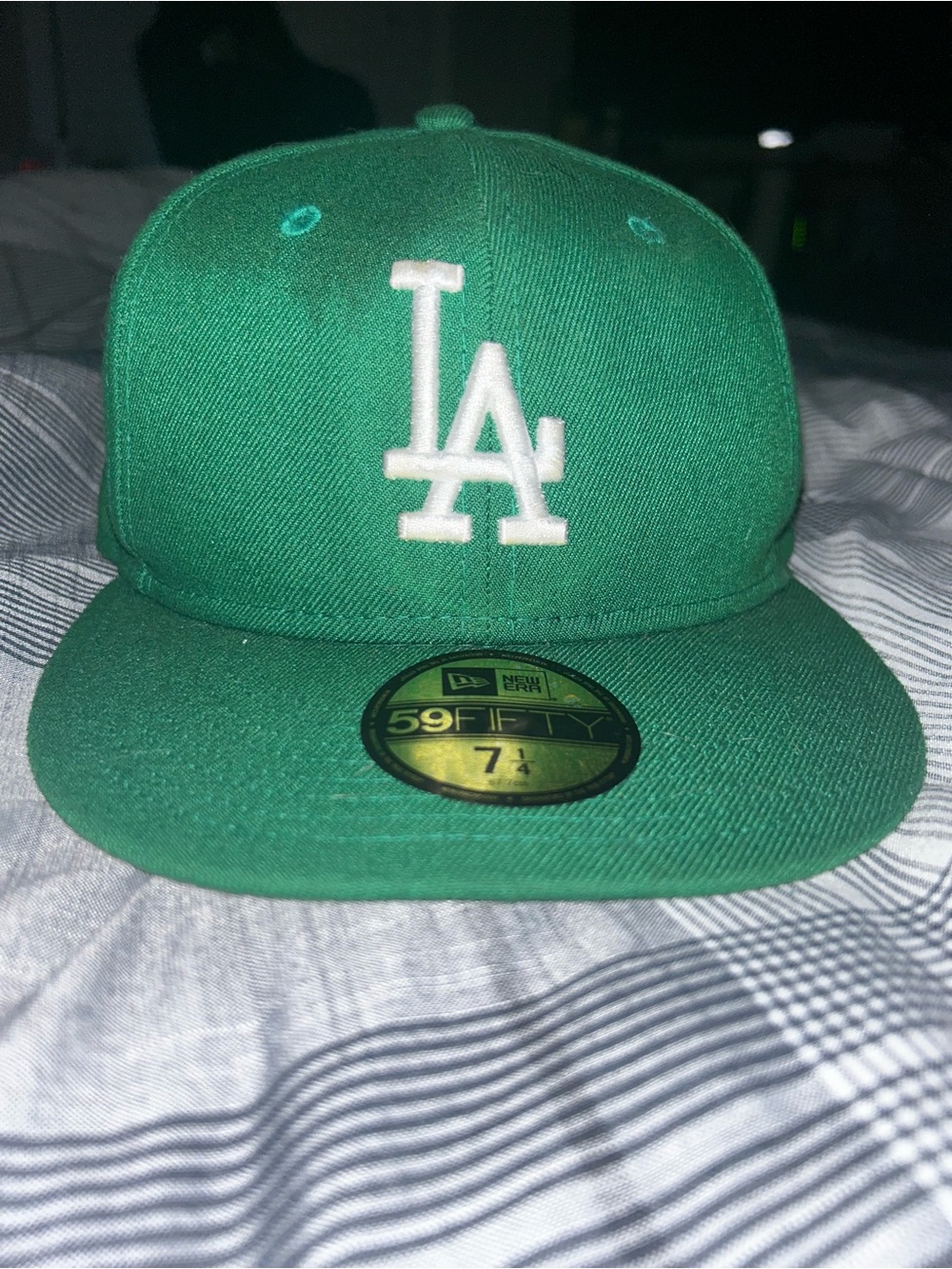 New Era 59FIFTY Green LA Baseball Cap